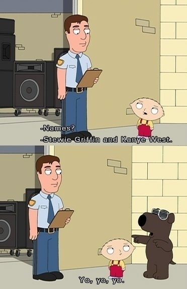 Stewie and Kanye