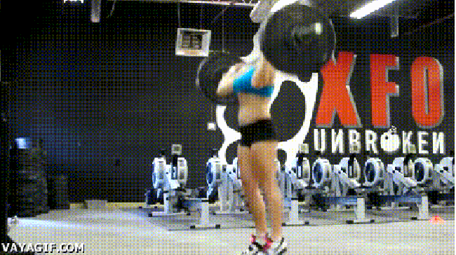 Female weightlifter