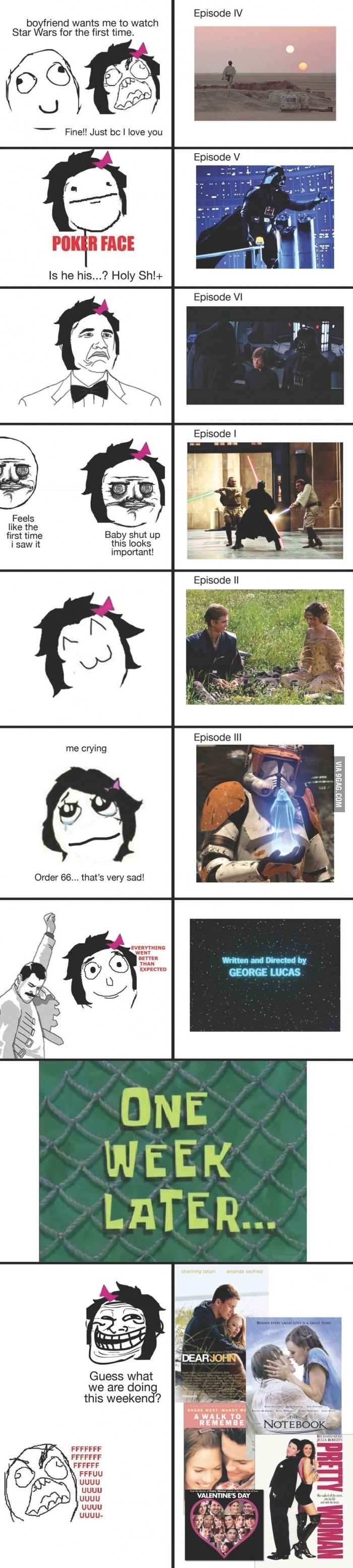 Star Wars & girlfriend