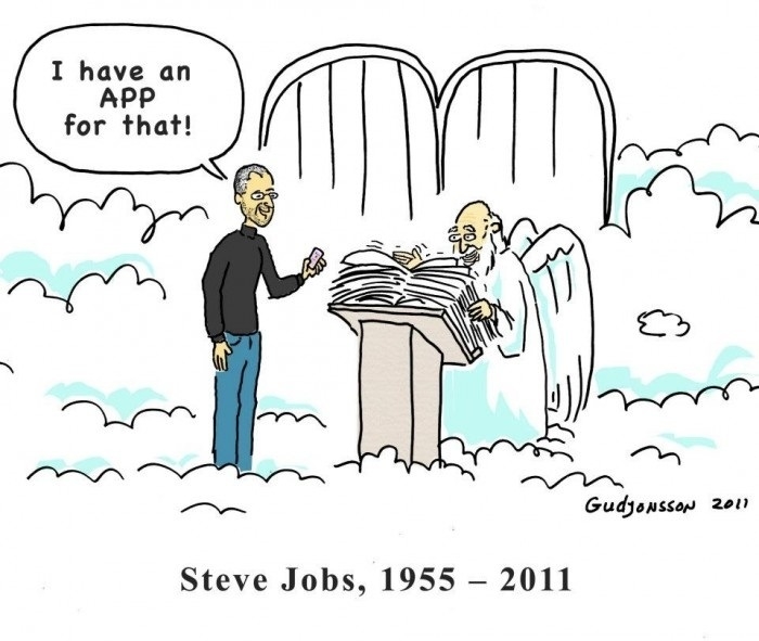 When Steve Job goes heaven..