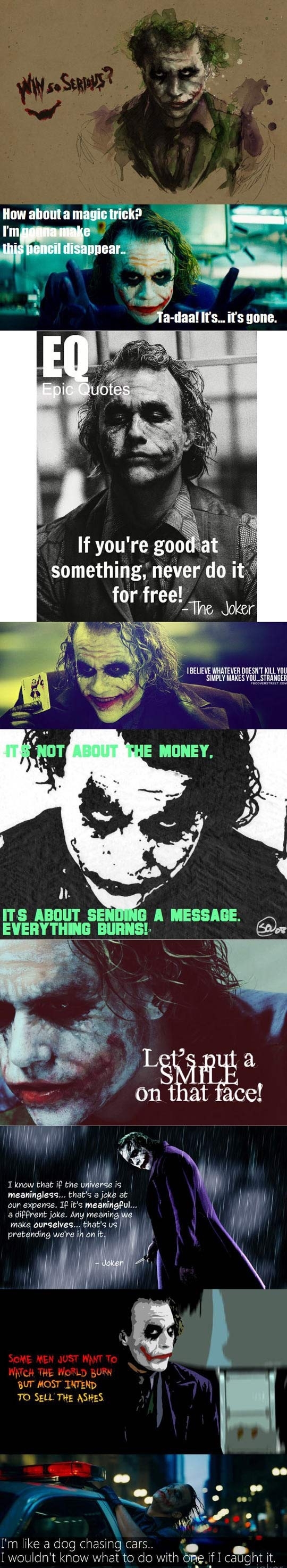 Joker's best quotes