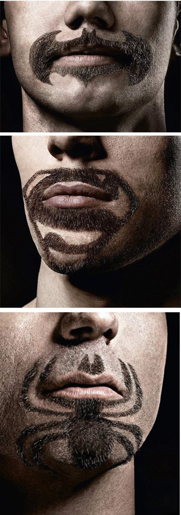 Superhero Facial Hair