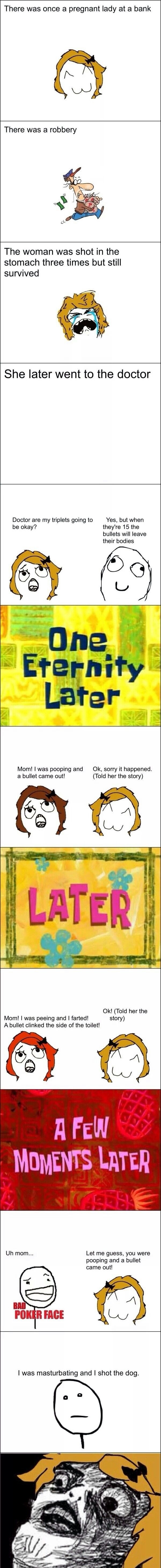 Three bullets