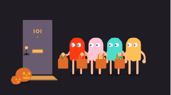 Pacman loves Halloween