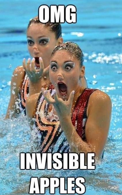 Invisible apples