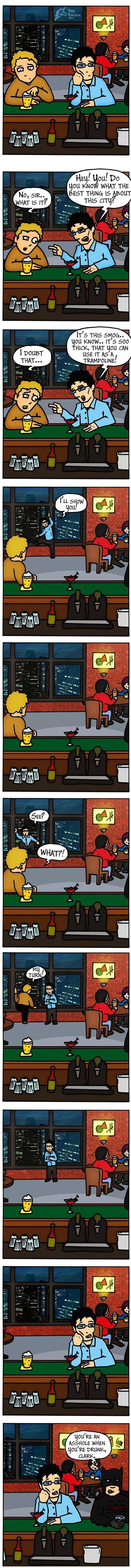 Don't drink with him