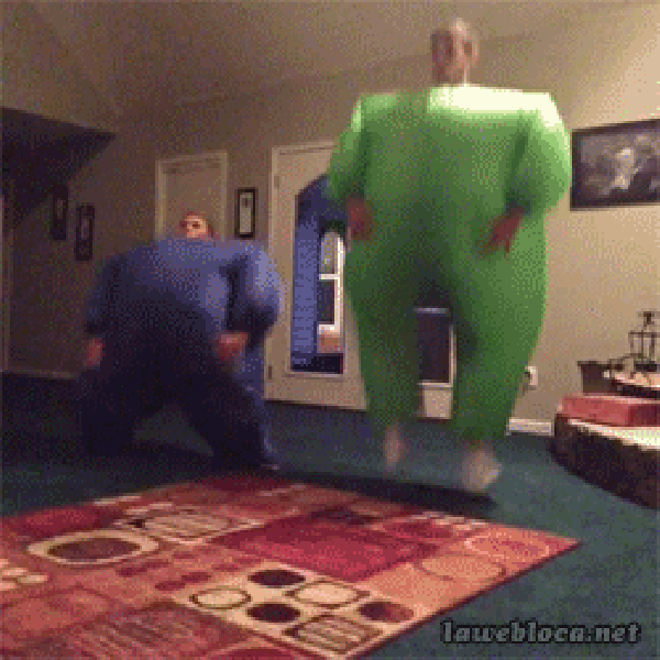 Inflatable sumo suits!