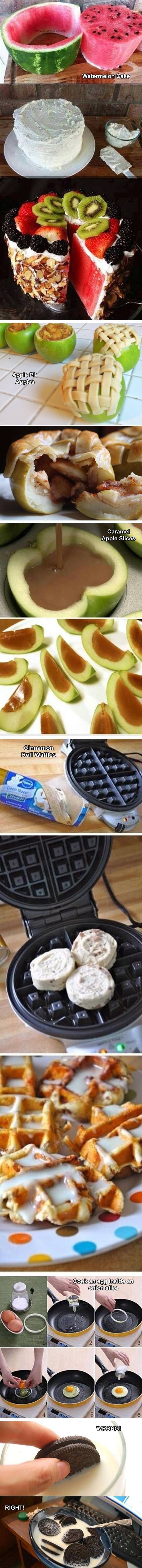 Cool food hacks