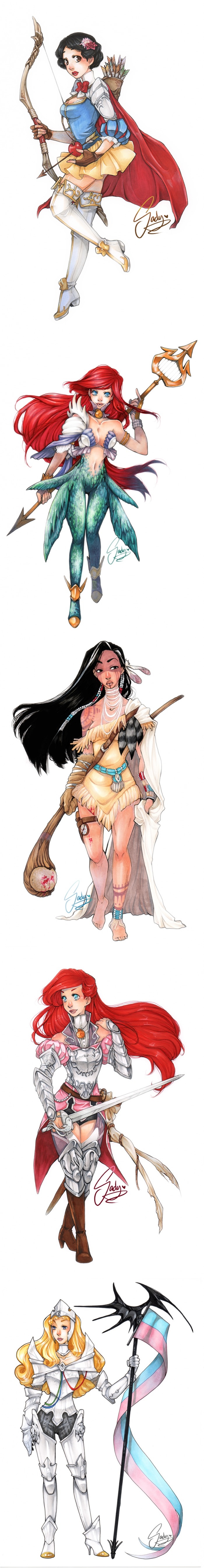 Disney medieval warriors