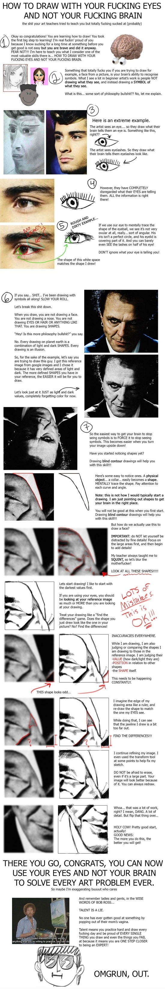 Draw with your eyes