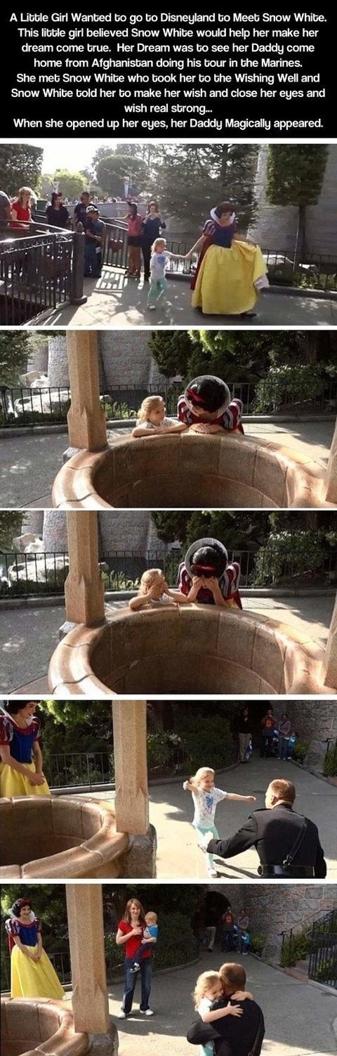 Making a little girl's dream