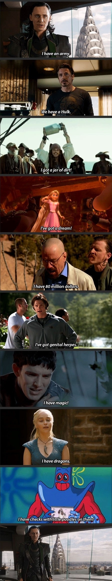 What do you have?