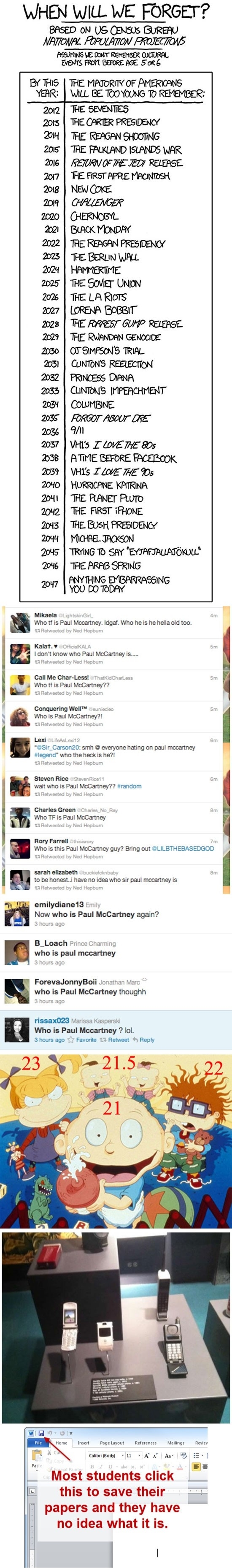 Hey you, you're getting old