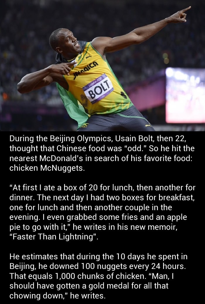 Bolt at Beijing Olympics