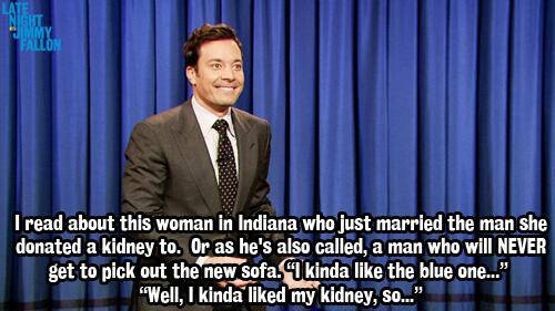 Woman donated kidney