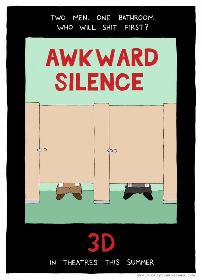 Awkward silence