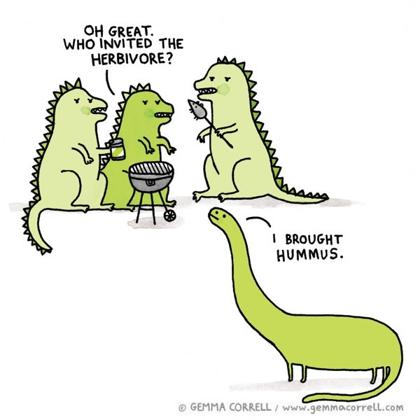 Herbivores, man