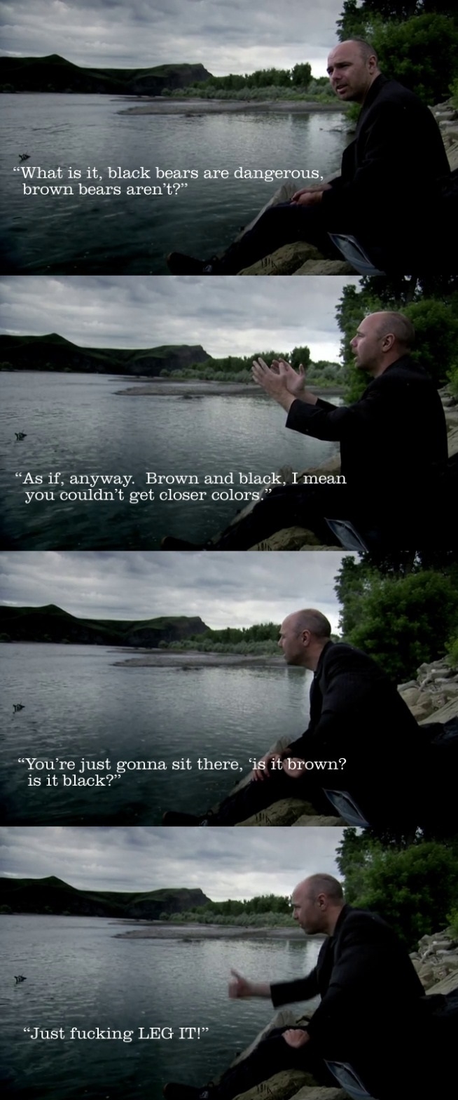 Karl Pilkington on bears