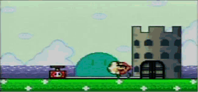 Adorable Mario moment