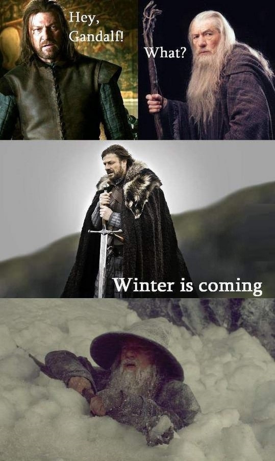Gandalf didn't see it coming