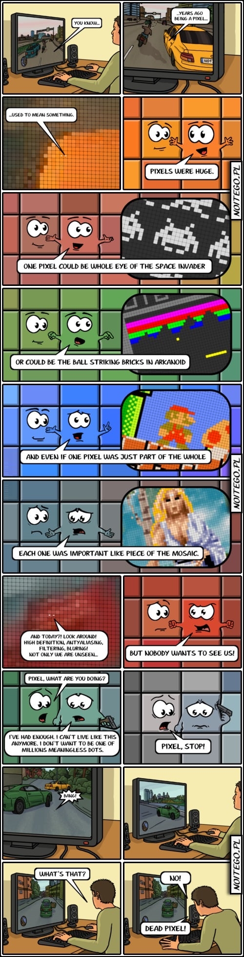 Pixel's depression