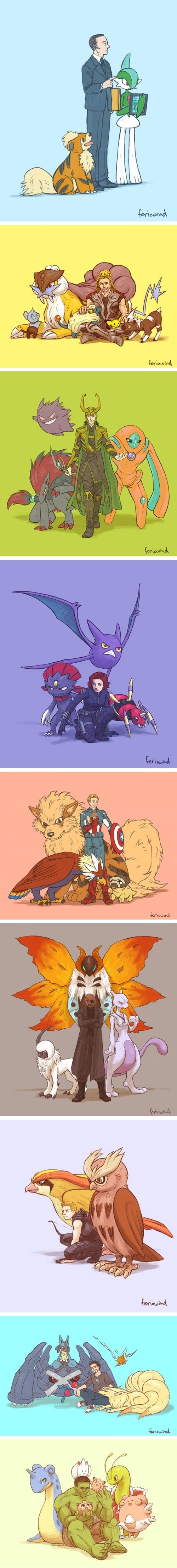 Avengers' Pokemons