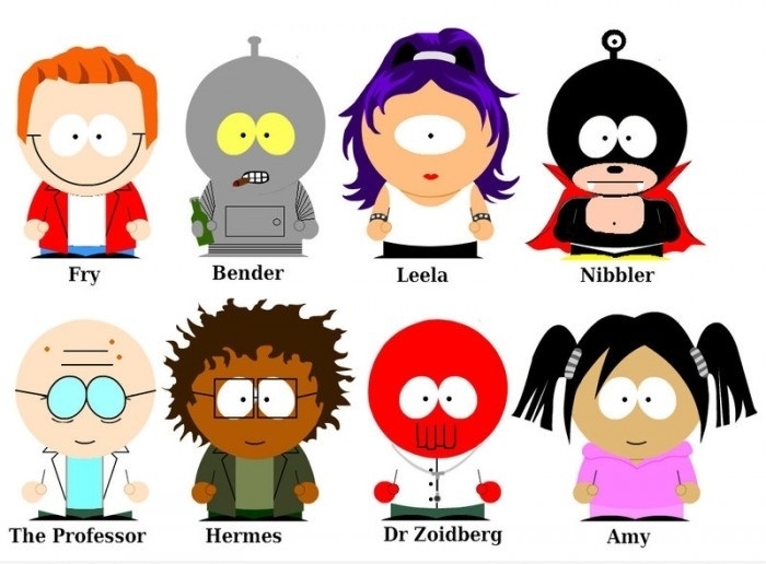 Futurama South Park