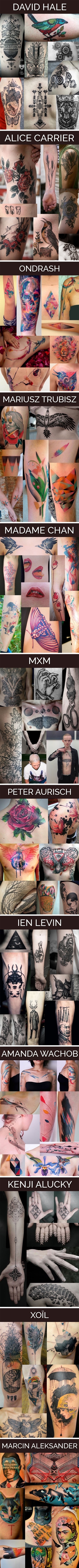 Coolest tattoo artists