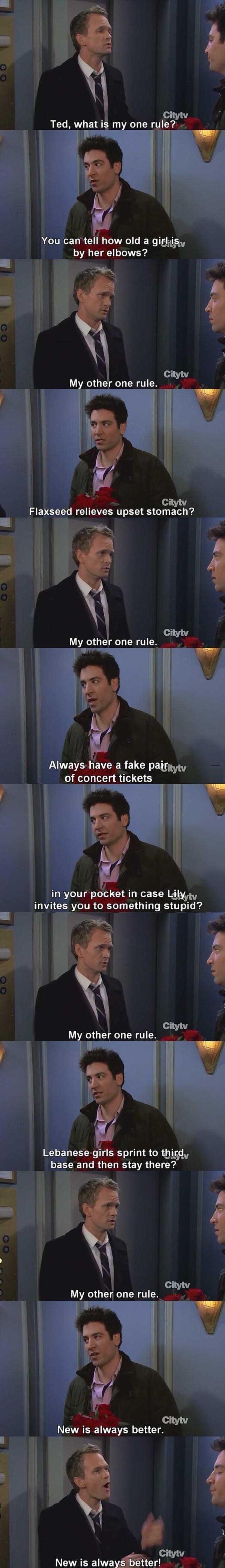 Barney's one rule