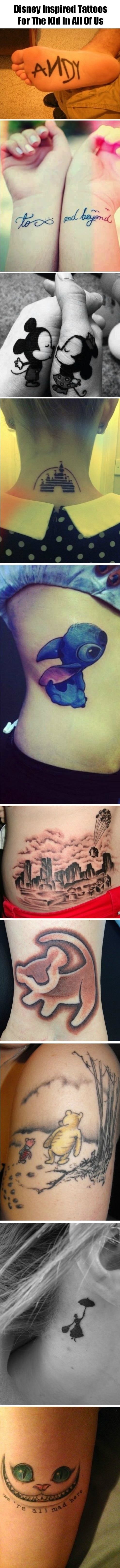 Disney inspired tattoos