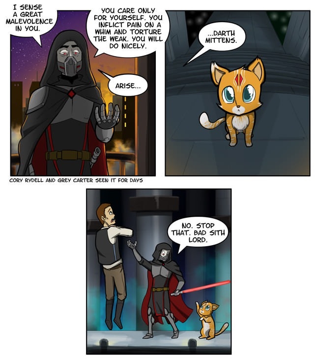Cats make perfect sith lords