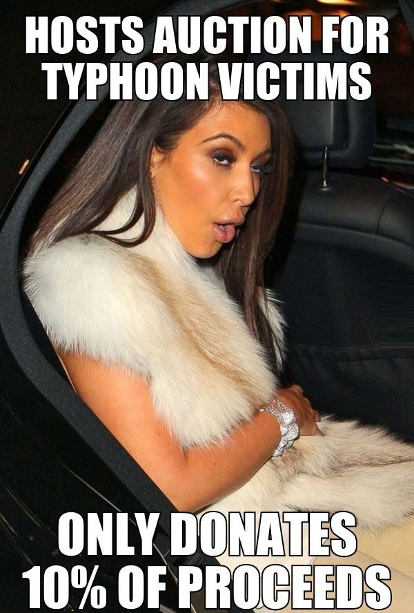 Scumbag Kim Kardashian