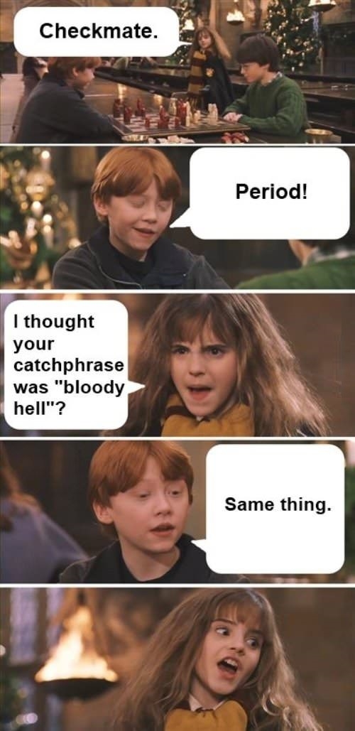 Ron strikes again!