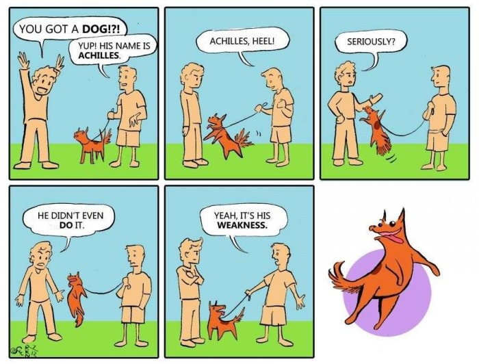 It's his only weakness
