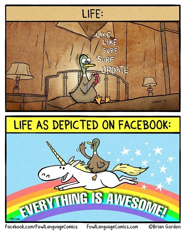 Life vs Facebook
