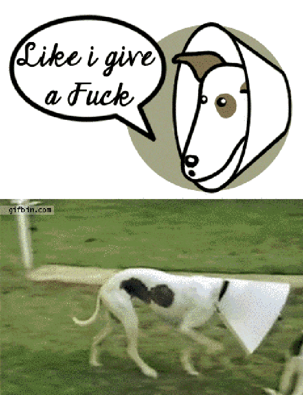 Like I give a f**k