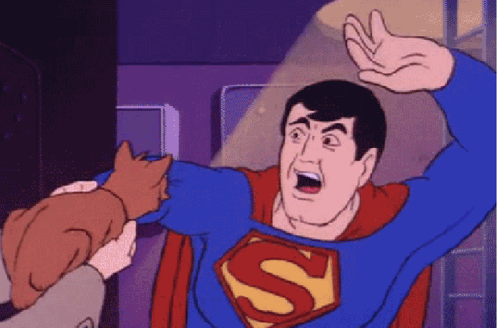 Sh*t! It's Kryptonite cat!