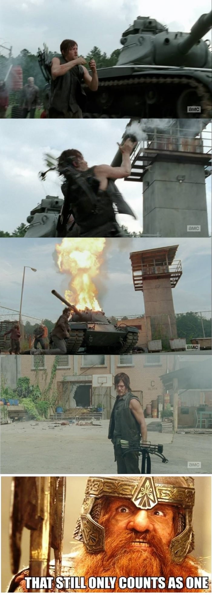 Daryl, the one man army