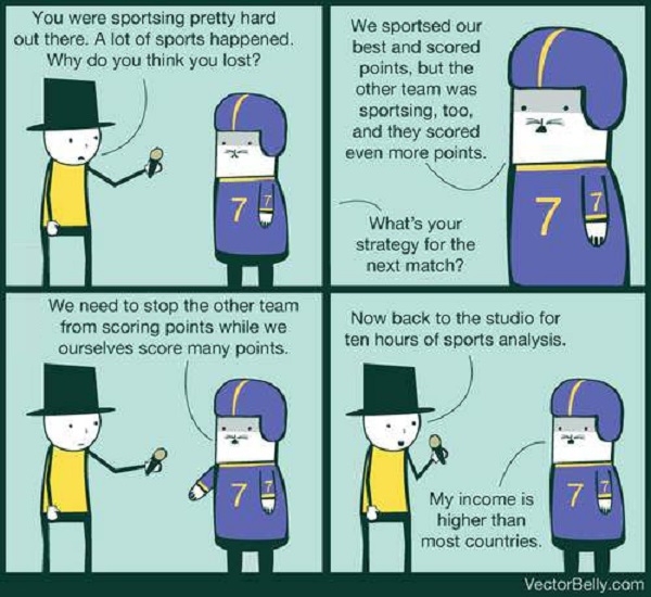 Every sports interview