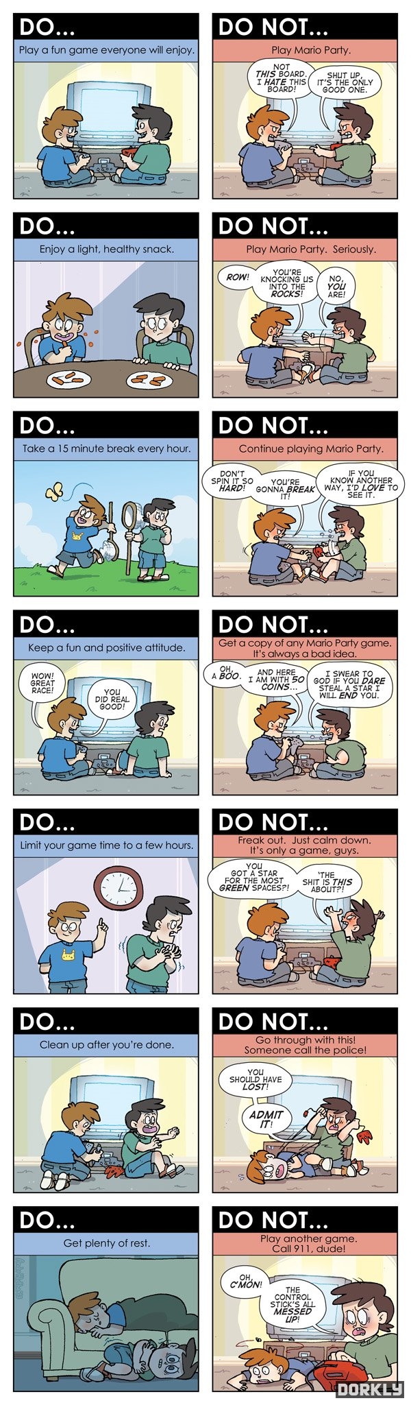 Playing games with friends