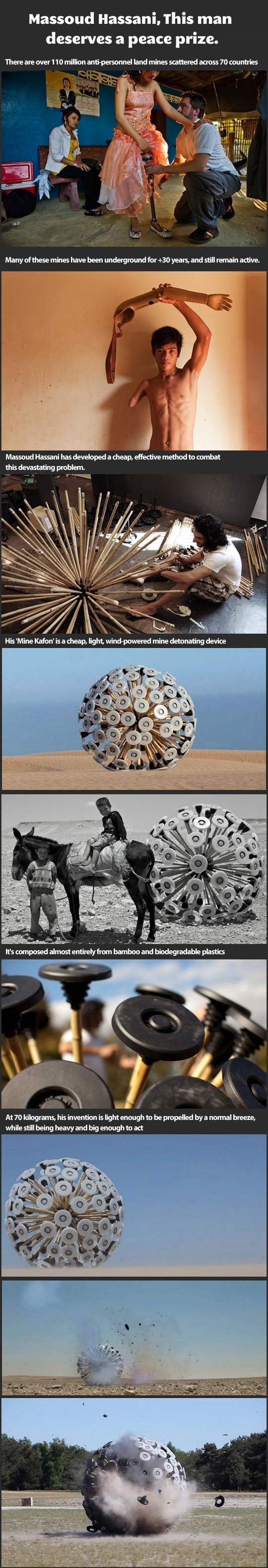 He deserves a peace prize