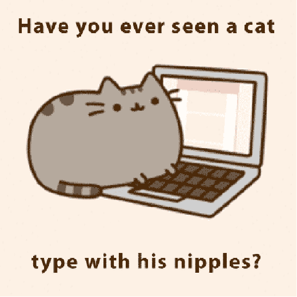 Cat typing with n*pples