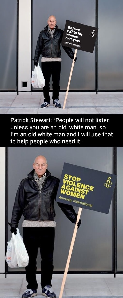 Respect! Sir Patrick