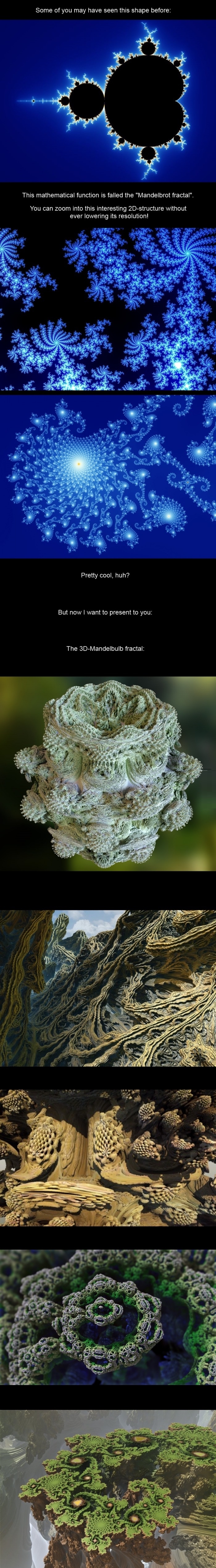 3D Mandelbrot fractal