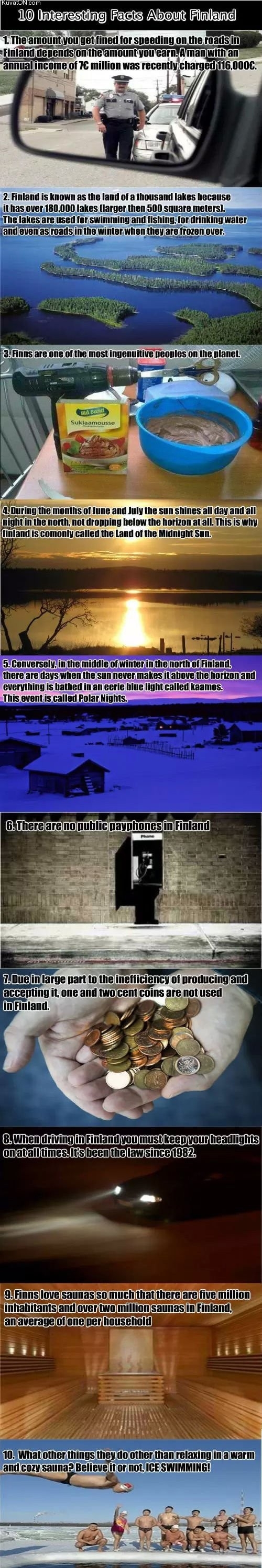 Facts about Finland
