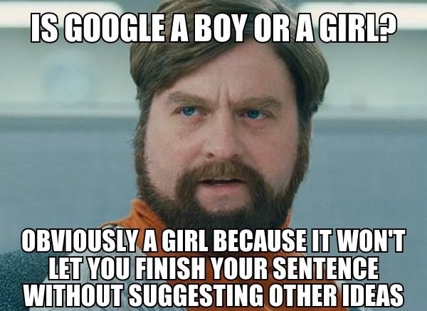 Is google a boy or a girl?
