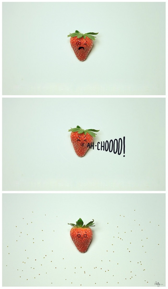Strawberry sneeze