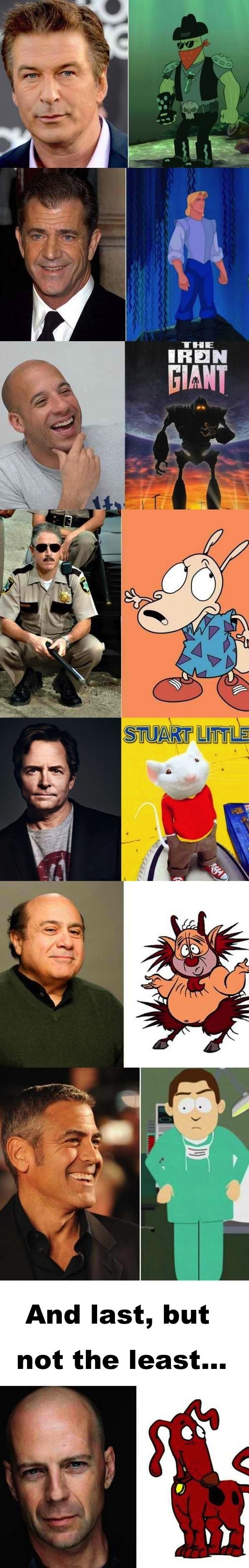 Cartoon voice actors