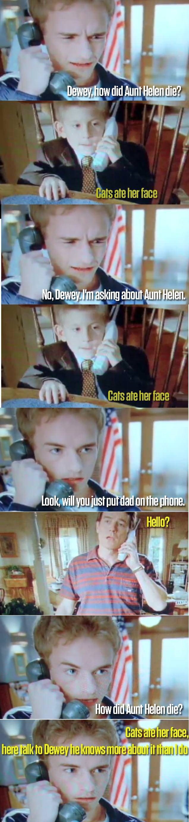What happened to aunt Helen