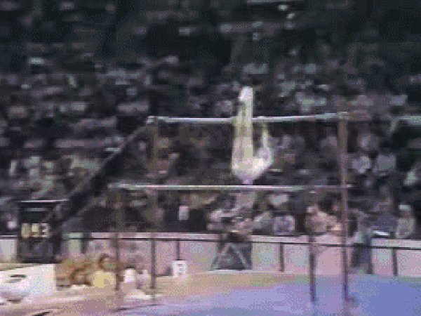 Amazing dismount